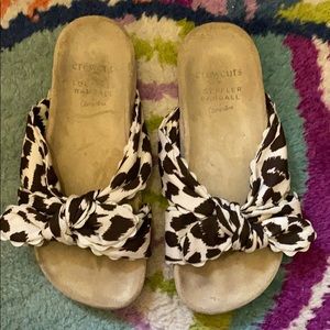 Little girls animal print crewcuts sandals